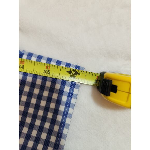 Brooks Brothers 100% Cotton Shirt Mens 17 37 Blue Gingham Check Long Sleeve - Picture 8 of 10